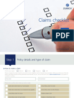  Interactive Claims Checklist