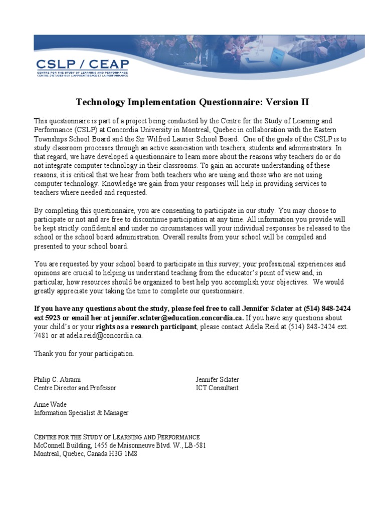 TIQ2 | PDF | Teachers | Classroom