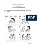 Pendidikan Kesihatan Tahun 2 Peperiksaan