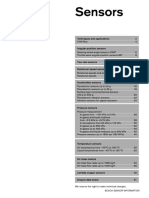 BOSCH, Sensor Information