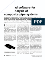 Advanced Software for Stress Analysis of Composite Pipe Systems