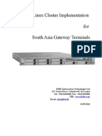 Oracle Linux Cluster Implementation For South Asia Gateway Terminals