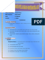 Materi Ajar Mata Pelajaran Matematika SD