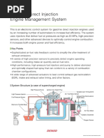 DENSO, Gasoline Direct Engine Management System