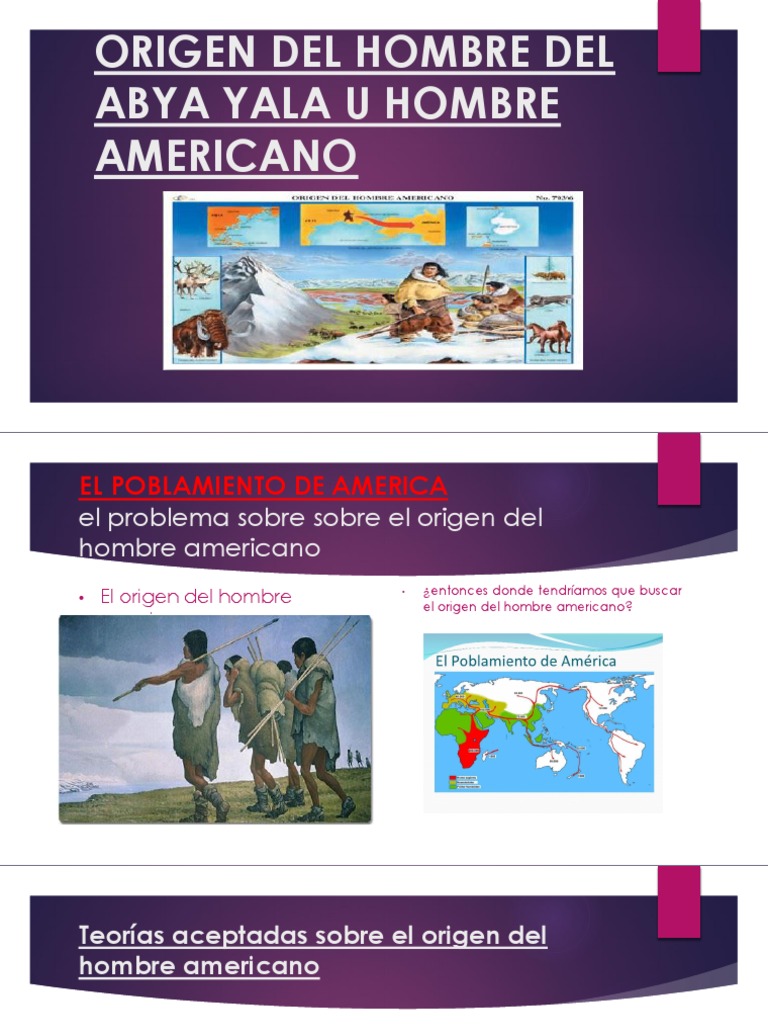 Origen y poblamiento del Abya Yala | PDF | Américas | Gente indígena