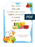 Proyecto Escolar de Nutricion