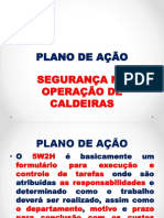 Plano de ação para segurança em caldeiras