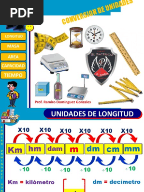 Unidades De Medida Pdf Kilogramo Distancia