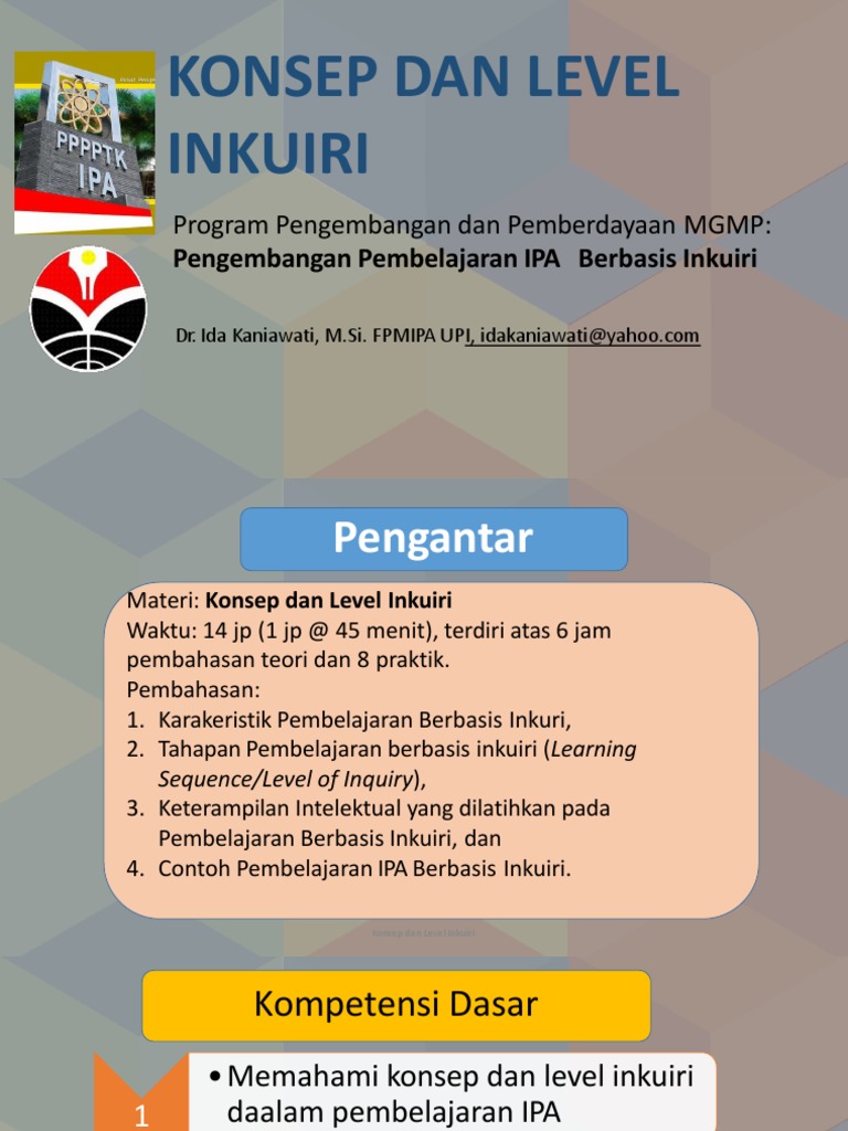 Konsep Inquiry Dan Level Inqiry | PDF