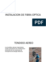 Instalacion de Fibra Optica