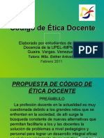 Codigo de Etica Docente