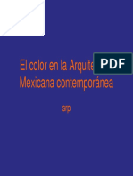 El color en la Arquitectura contemporánea