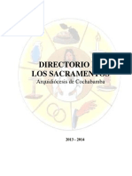 Directorio Sacramentos Arquidiócesis