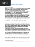 Teorias de Aprendizaje