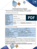 Guía de actividades y rubrica de evaluación Tarea 7- Desarrollar ejercicios de Geometria Analitica, Sumatorias y Productorias