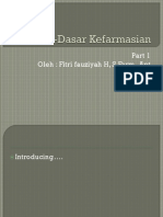 Dasar-Dasar Kefarmasian PART1