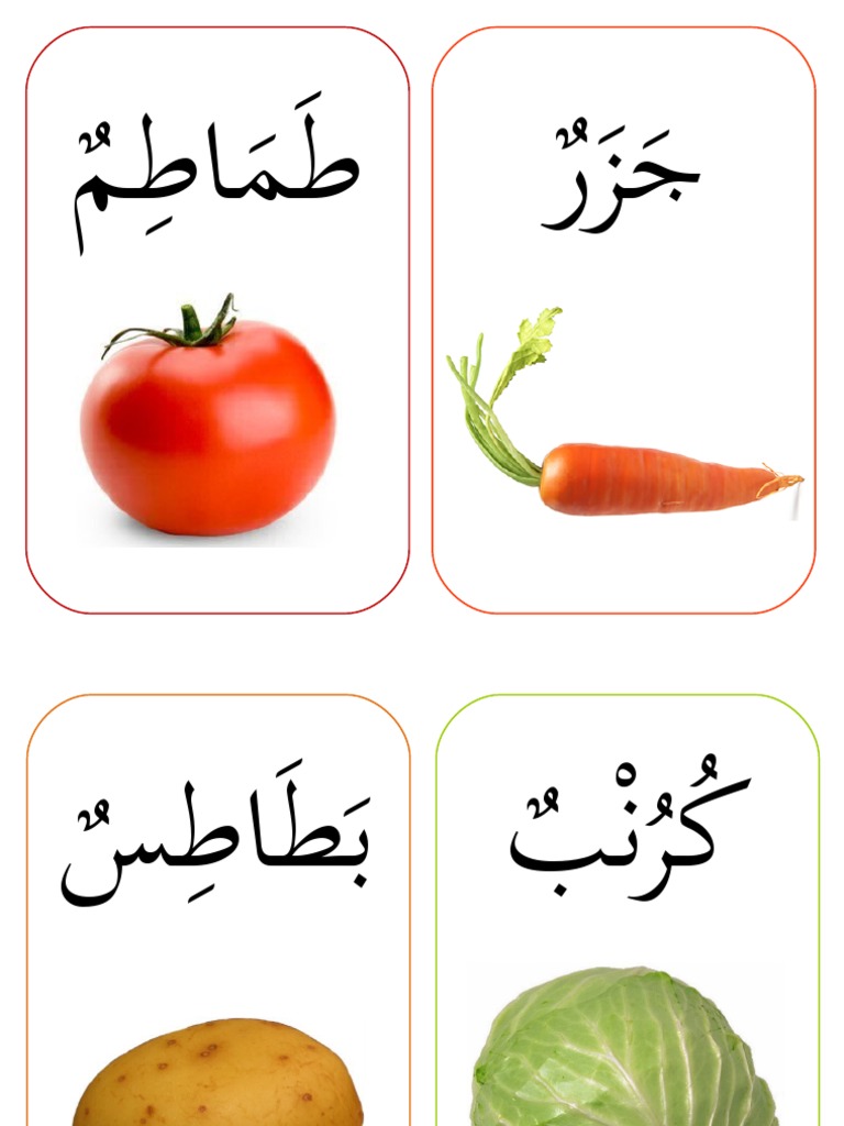 FlashCard Sayuran  PDF