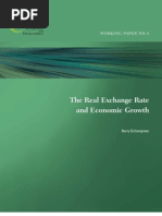 The Real Exchange Rate and Economic Growth Barry Eichengreen