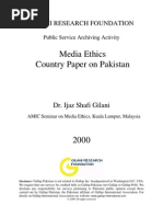 Download Media Ethics - Country Paper on Pakistan by hadmedia SN36564623 doc pdf