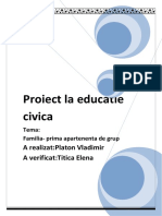 Proiect La Educatie Civica