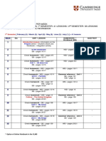 Cambridge English Prepare Level 1 Annual Plank 1st Semester Teacher Support 