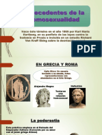 HISTORIA de La Homosexualidad Diapositivas