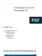 Hadoop en Windows 10