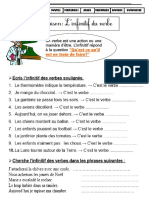 Linfinitif Du Verbe CE1 PDF