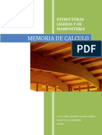 Memoria de Calculo (Madera) Galeana Cabrera