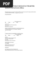 Download Contoh Laporan Kegiatan Praktek Kerja Lapangan by Sepriana Herlina Aling SN365655178 doc pdf