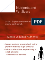 Nutrients Fertilizers