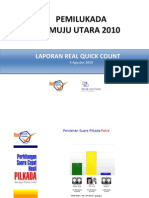 Laporan Real Quick Count Script Inter Media Matra - 2010