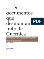 Cinco Documentos Que Desmontan El Mito de Guernica