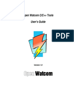 Open Watcom C-C++ Tools Users Guide - Tools PDF