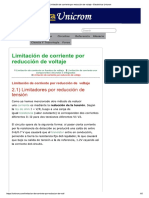 Limitación de Corriente Por Reducción de Voltaje