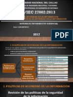 Políticas de Seguridad de La Información ISO 27002