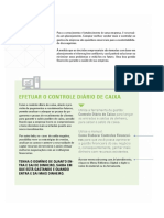 Controle Diário de Caixa - Caderno de Gestão