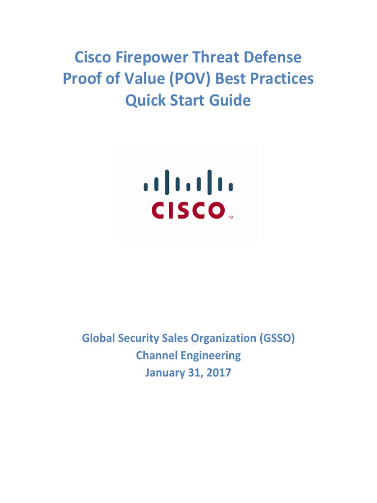 Cisco FTD POV Best Practices Guide | PDF | I Pv6 | File Transfer Protocol