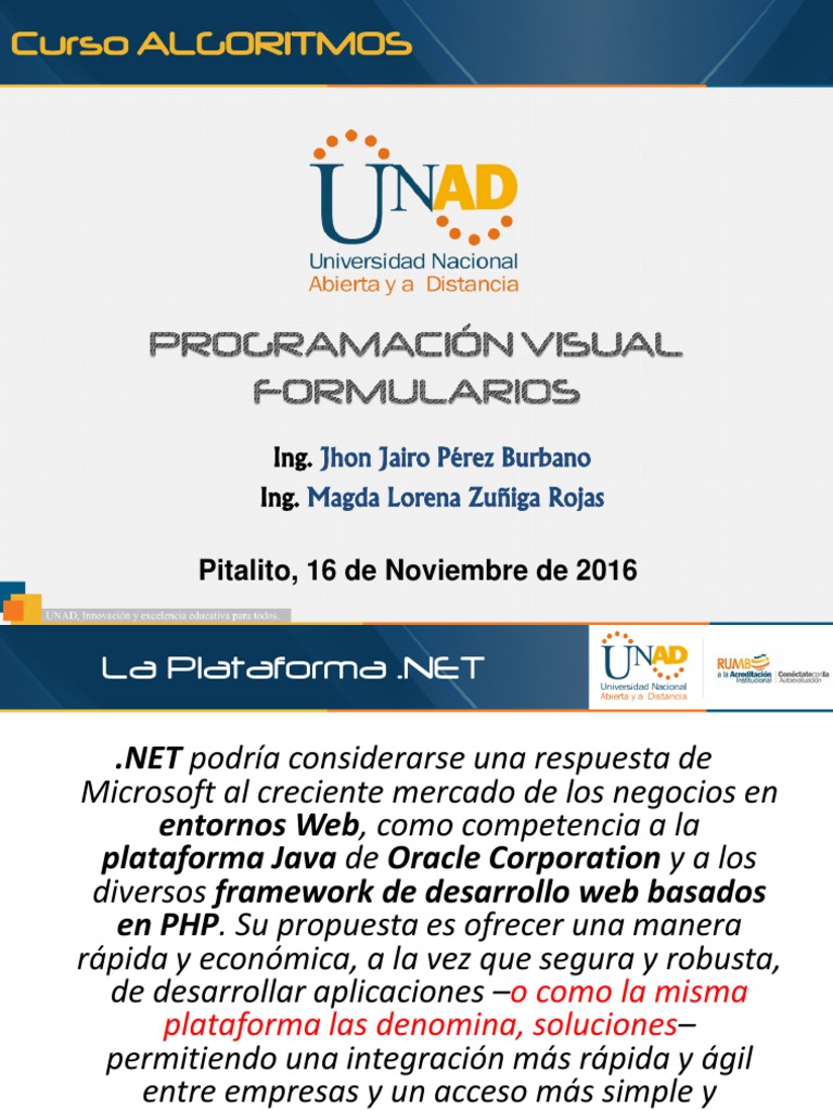 Introducción a Windows Forms en .NET | PDF | Microsoft Visual Studio ...