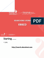 Ebsco Search