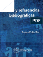 Patiño, Gustavo - Citas y Referencias Bibliograficas PDF