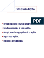 Tema 3b - Enlace Peptidico Estructura PDF