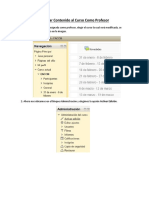 Agregar Contenido Al Curso Como Profesor