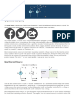 Voltage Source Current Source Dependent, Ideal, Practical, Independent