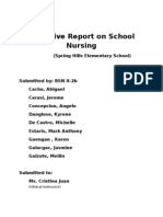 Narrative Report On School Nursing - Edited