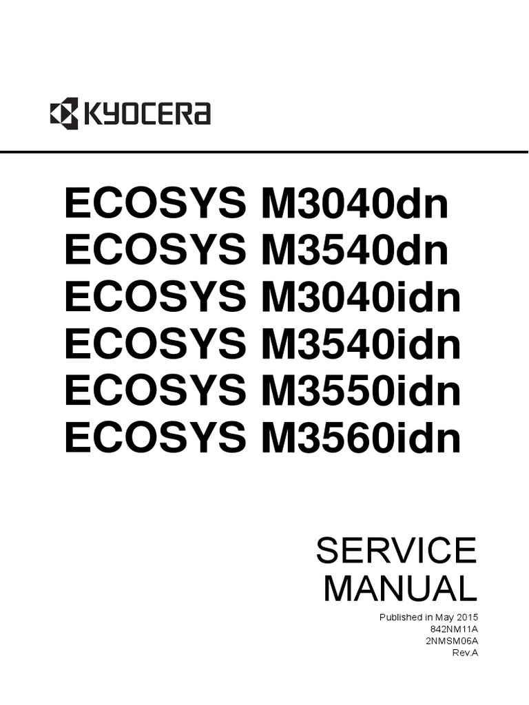 SERVICE 3540idn M3540idn M3550idn M3560idn | PDF | Electrical.