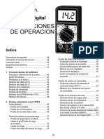Multimetro Digital - Actron PDF
