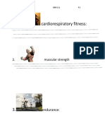 Cardiorespiratory Fitness:: 2. Muscular Strength