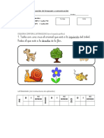 Evaluación de Lenguaje y Comunicación diferenciada