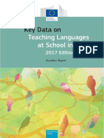 Key Data On Teaching Languages at School in Europe 2017 Edition